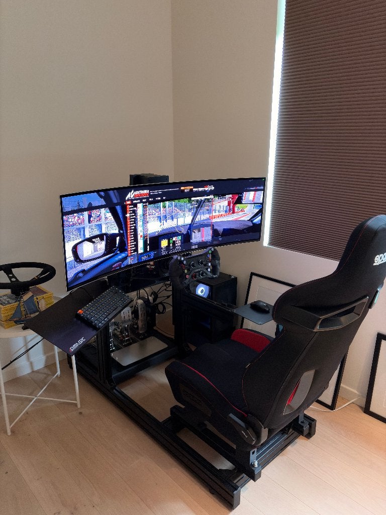Complete Alu Sim Racing Rig - Simagic - Samsung G9 OLED 49", Enlèvement