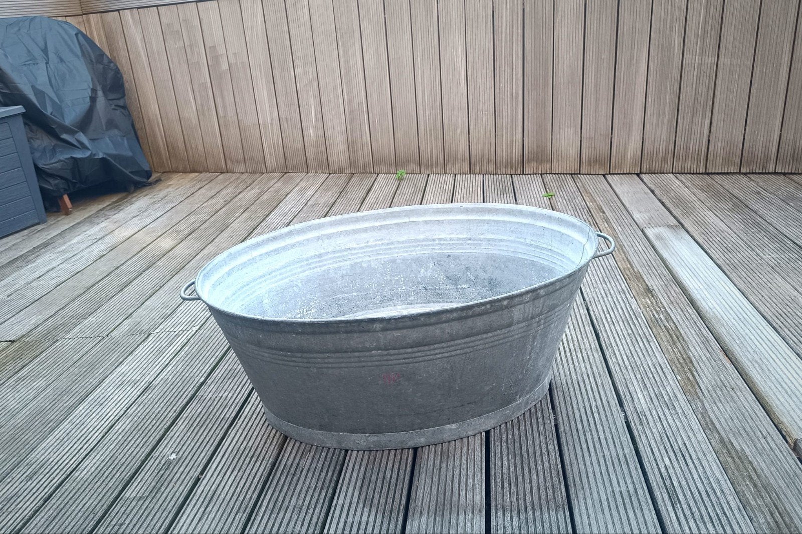 Bassine zinc galvanisé, Ophalen