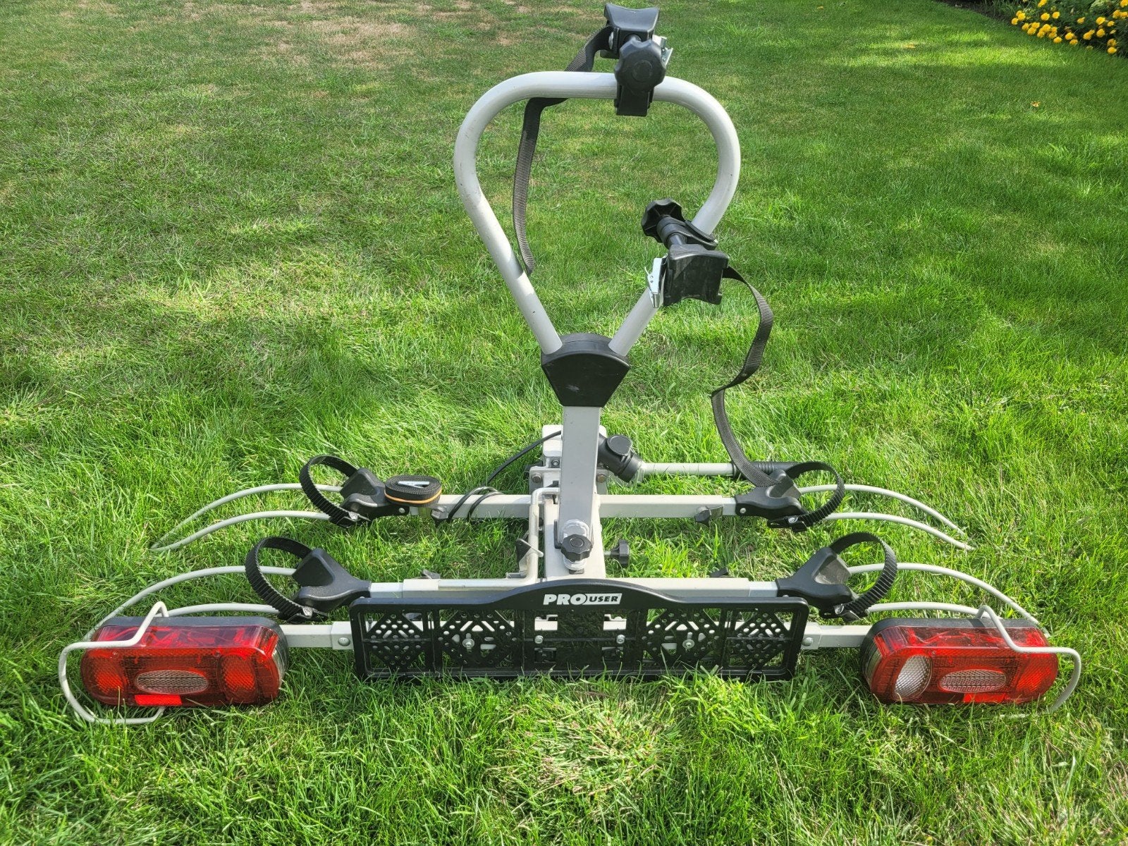 Fietsendrager Pro-User voor 2 fietsen (kantelbaar), Ophalen, 2 fietsen, Zo goed als nieuw, Brede banden