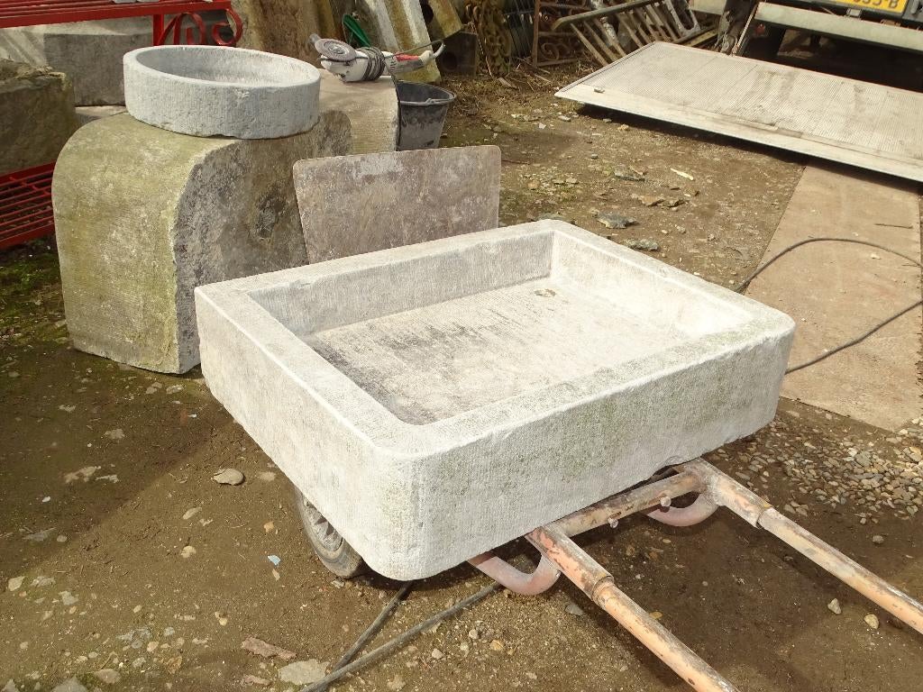 oude arduinen gootsteen wasbak lavabo, Antiek en Kunst, Curiosa en Brocante, Ophalen