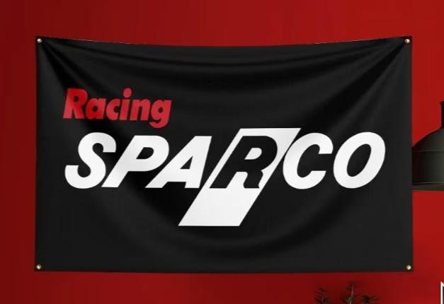 Grands drapeaux Sparco (150 x 90 cm), Enlèvement ou Envoi