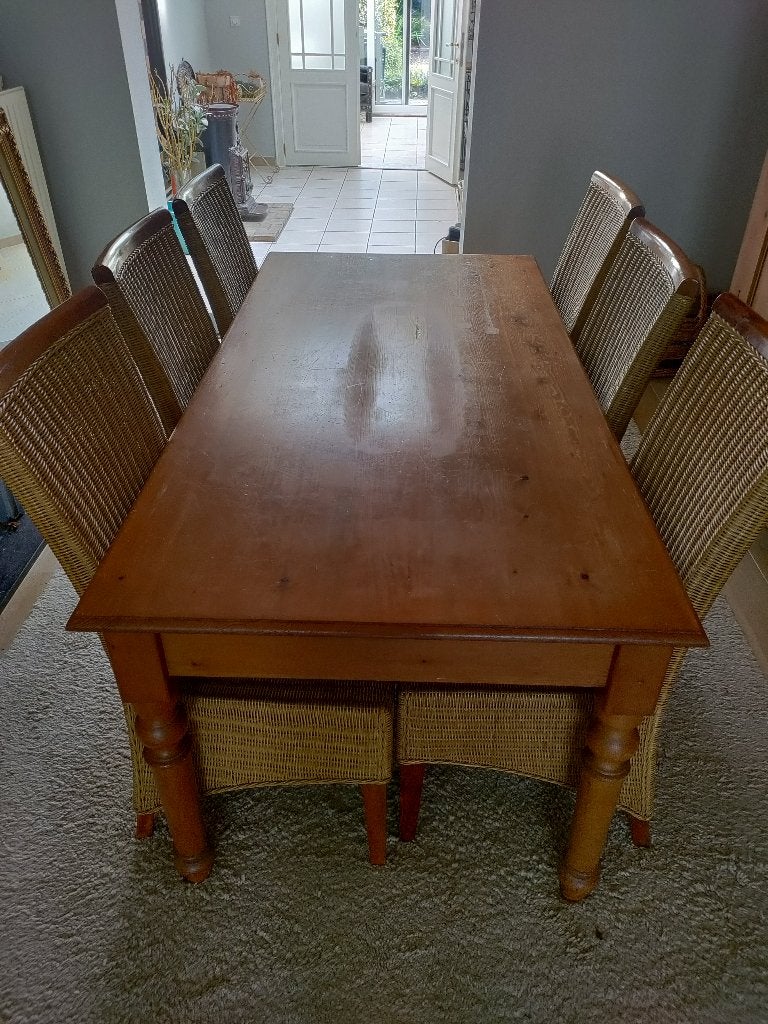Eettafel met stoelen, Huis en Inrichting, Ophalen