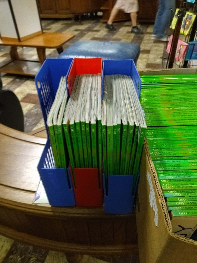 A vendre lot de 90 magazines GEO, Livres, Enlèvement, Utilisé