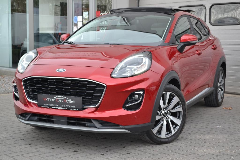 Ford Puma 1.0 Benzine Automaat * Pano * Adaptieve cruise, Stof, Puma, Euro 6, Bedrijf