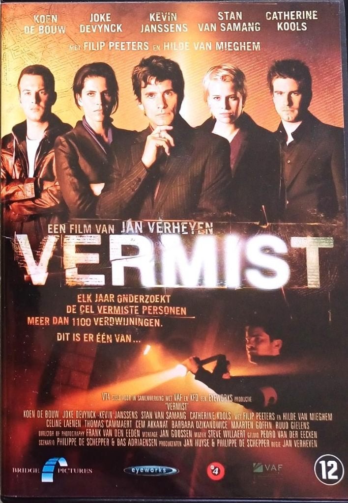 dvd VERMIST  KOEN DE BOUW KEVIN JANSSENS .., CD & DVD, DVD | Néerlandophone, Enlèvement ou Envoi, Comme neuf