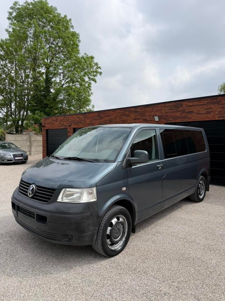 Volkswagen T5 Lang 2.5 TDI Automaat Dubbele Cabine Gekeurd, Auto's, Automaat, Volkswagen, Bedrijf, Diesel