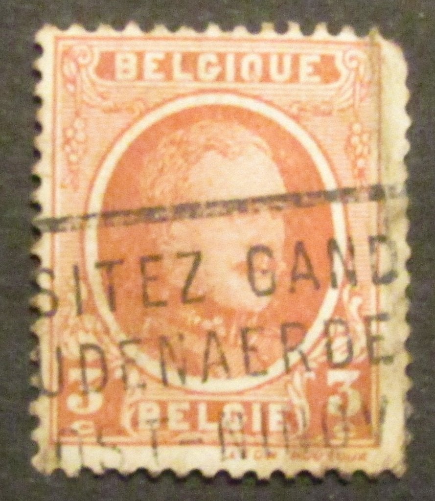 3 centiemen OBC 192 afgestempeld, Met stempel, Koninklijk huis, Frankeerzegel, Ophalen of Verzenden