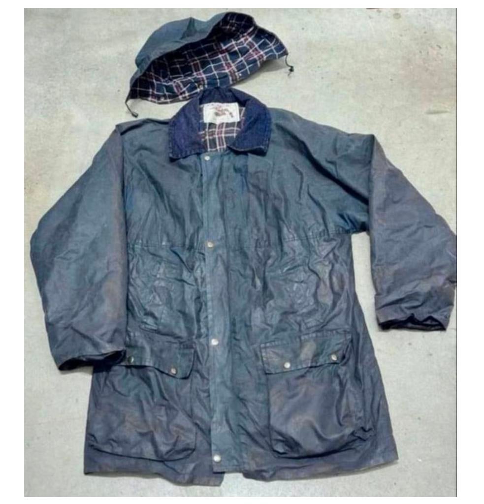 Trench-coat vintage country Leisurewear, veste cirée, XXL, Caravanes & Camping, Vêtements de pluie, Enlèvement ou Envoi, Comme neuf