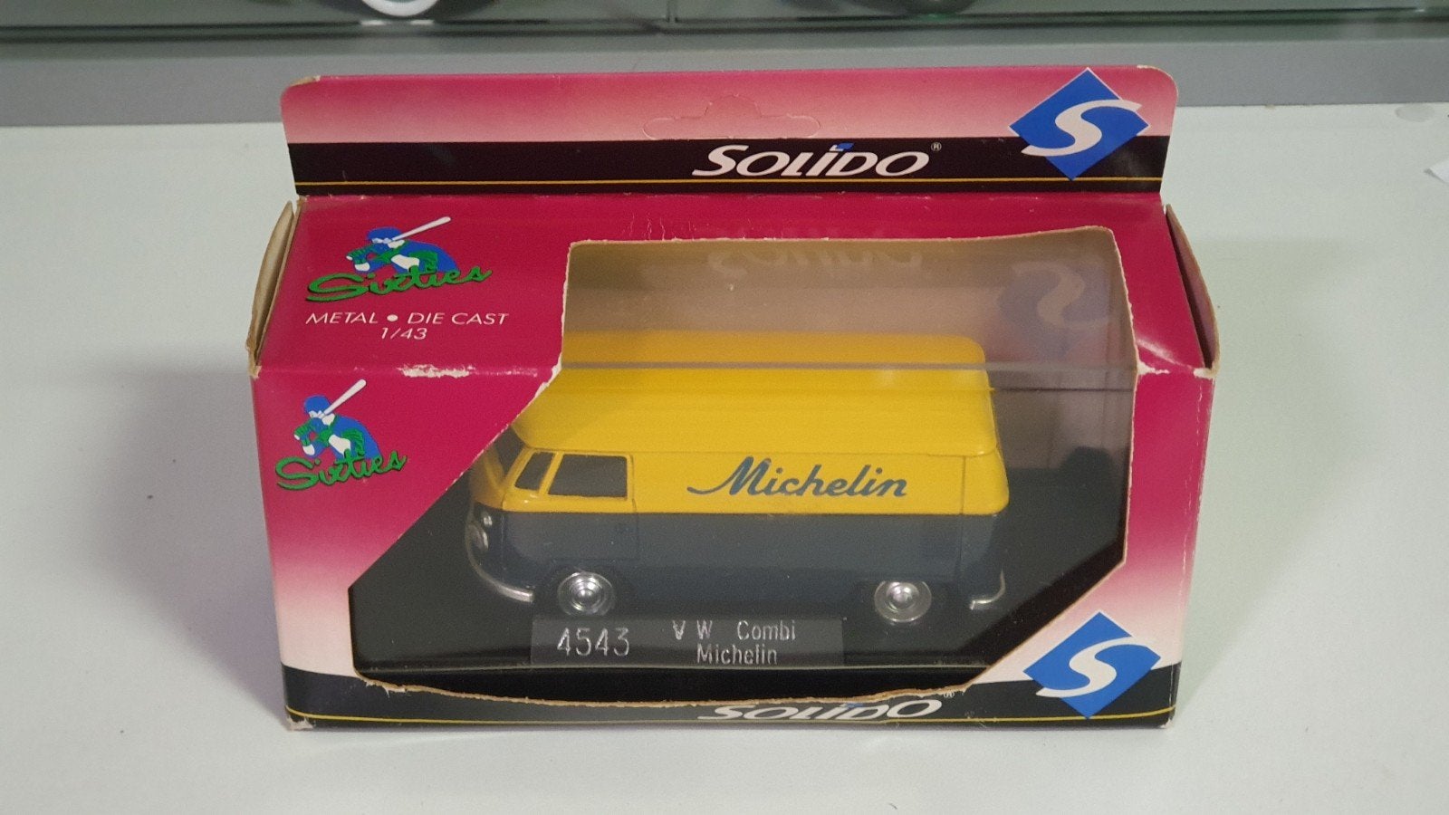1/43 Volkswagen T1 Michelin (nr. 1479), Hobby en Vrije tijd, Ophalen of Verzenden, Solido