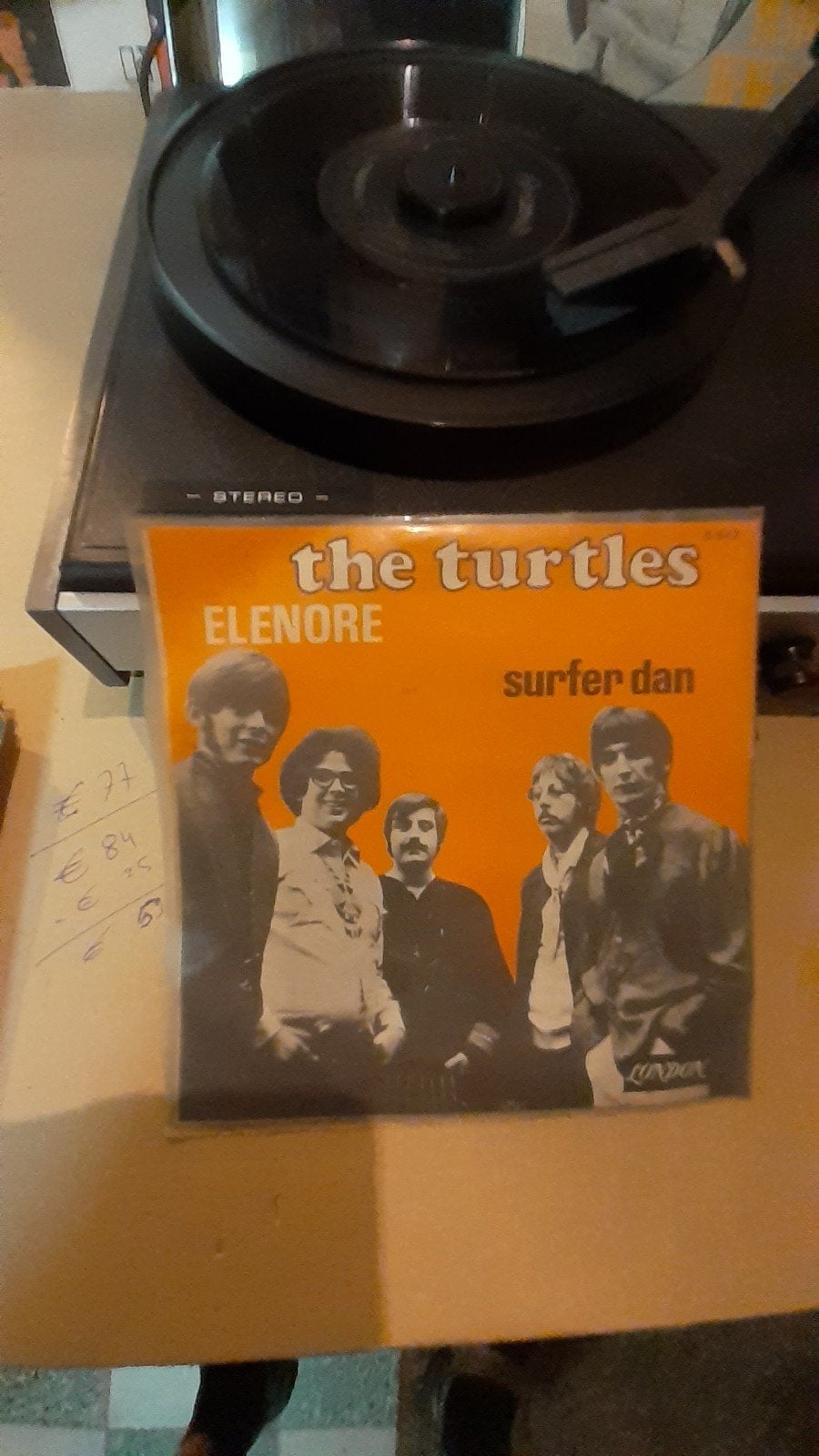 vinyl singel the turtels elenore in goede staat, Enlèvement ou Envoi