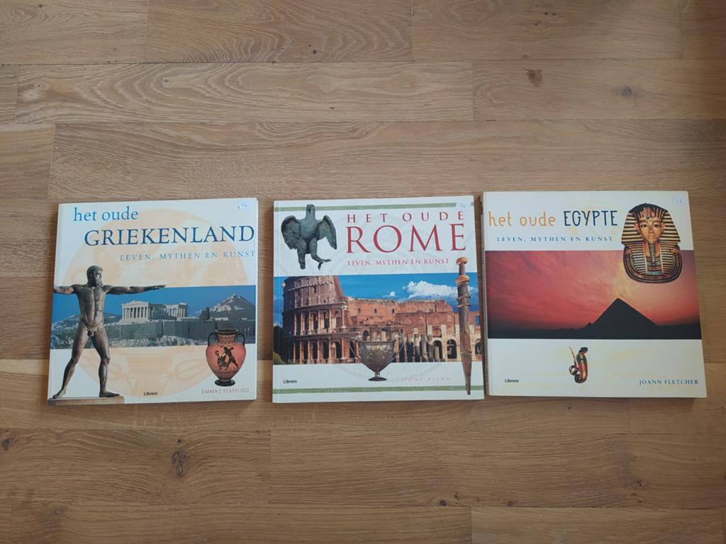 Griekenland, Rome en Egypte (10 euro per boek), Boeken, Ophalen of Verzenden