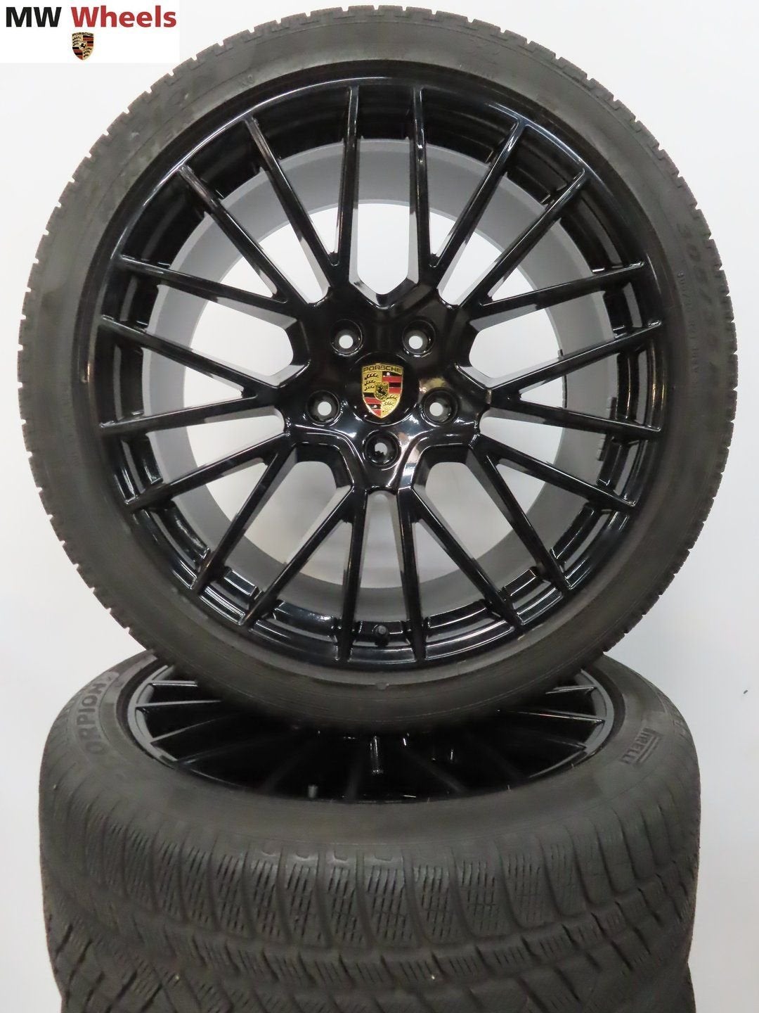 Originele Porsche Cayenne Coupe 21 inch velgen winterbanden, Gebruikt, -, -, Banden en Velgen