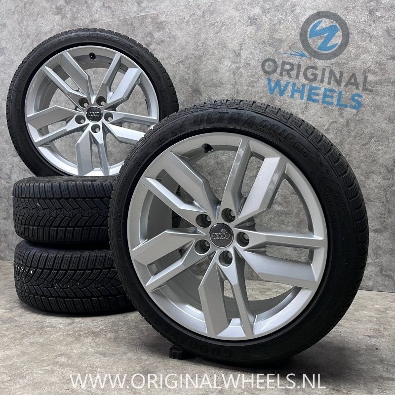 18 inch originele velgen + winterbanden Audi A4 B9 B8, Auto-onderdelen, 18 inch, Gebruikt, -, -