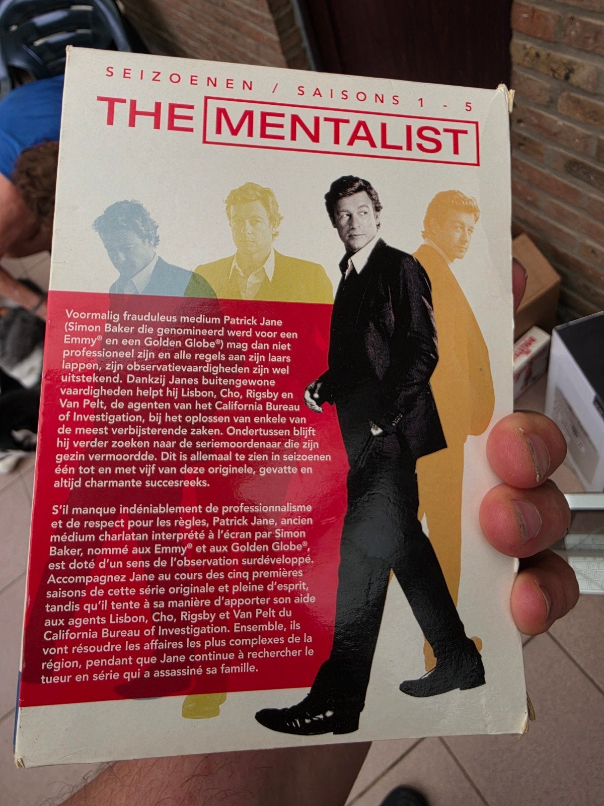 the mentalist 5sezoenen, Ophalen of Verzenden, Gebruikt, Seizoen 3