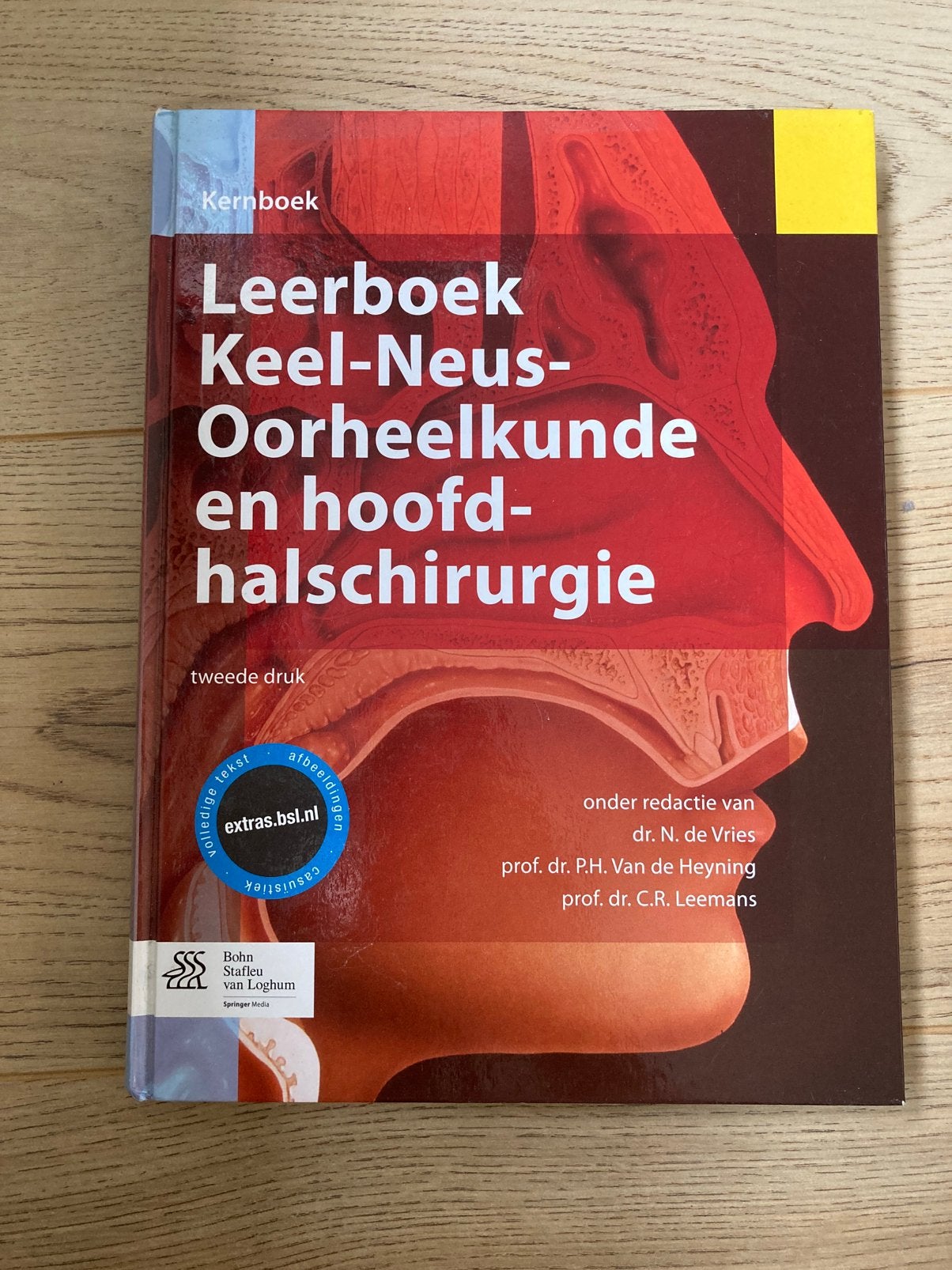 Leerboek keel-neus-oorheelkunde en hoofd-halschirurgie, Boeken, Ophalen