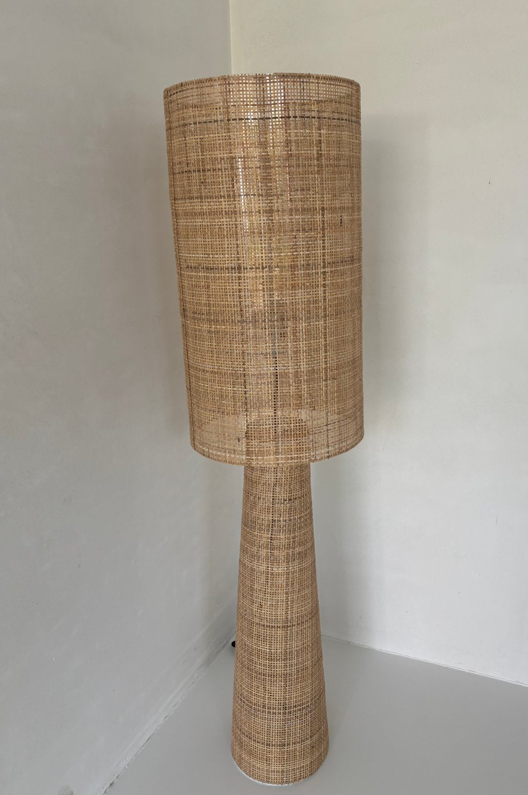 Maison du monde Rotan lamp, Ophalen of Verzenden, Zo goed als nieuw