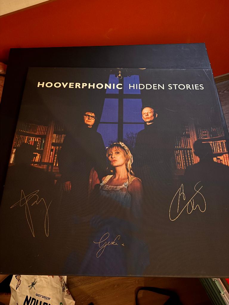 Hooverphonic hidden stories canvas gesigneerd, Enlèvement
