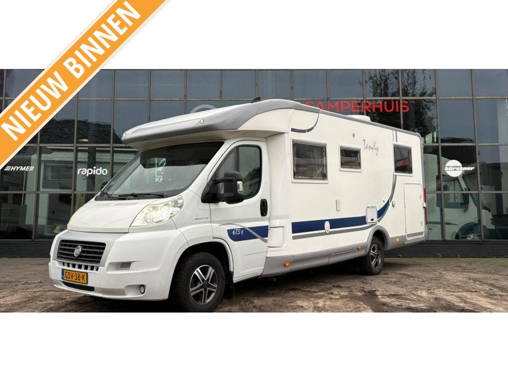 McLouis Tandy 673 G Enkele Bedden,Airco,130PK, Caravans en Kamperen, Ringverwarming, 7 tot 8 meter, Bedrijf, Oven