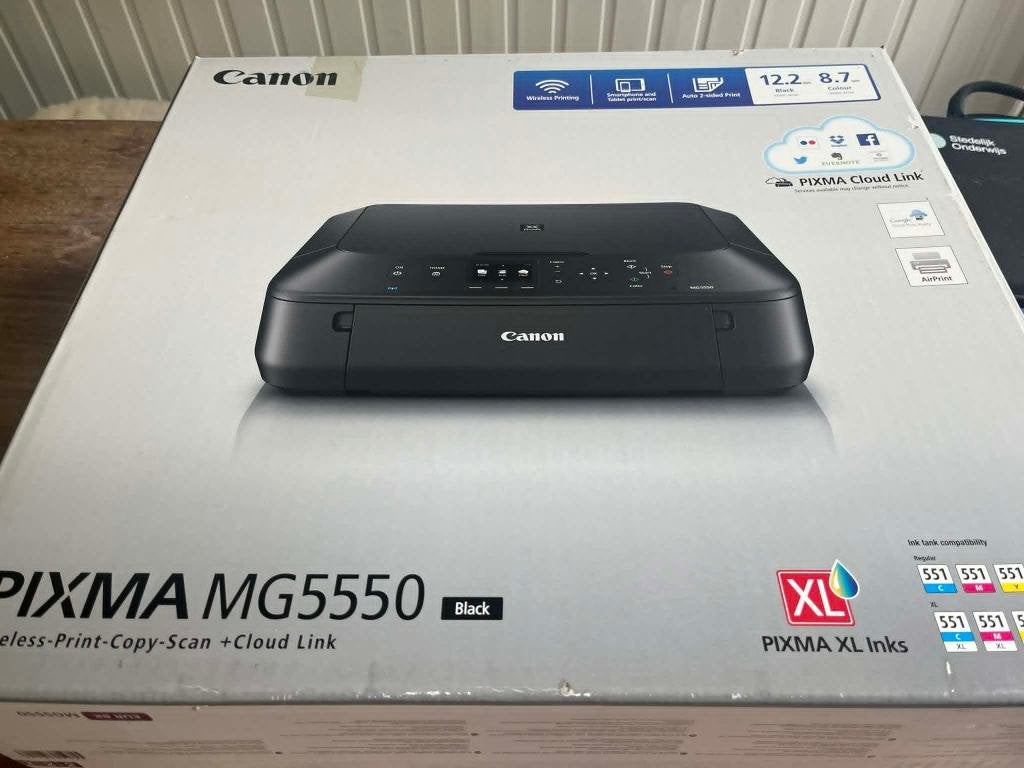 Canon PIXMA MG5550 copytoestel/scanner/printer, Computers en Software, Printers, Kleur printen, Gebruikt, Printer, Inkjetprinter