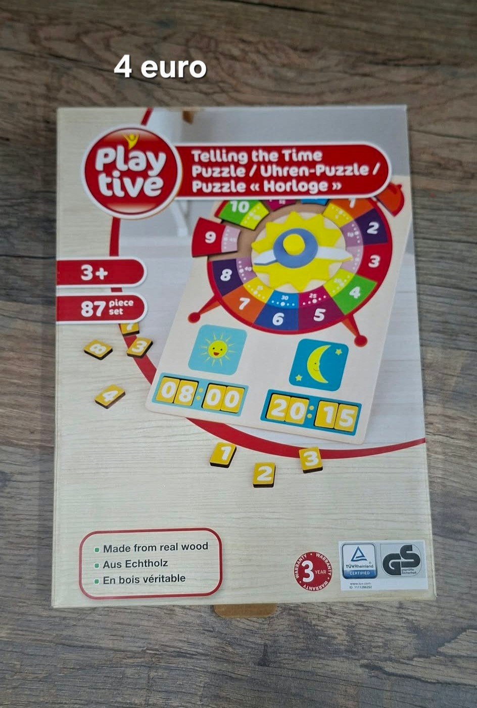 playtive klok puzzel, Enlèvement ou Envoi