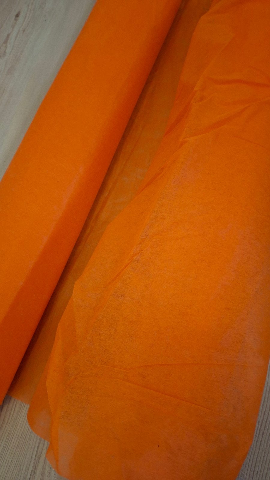 voile deco salle de fete orange 100m, Enlèvement, Comme neuf, Orange, Autres matériaux