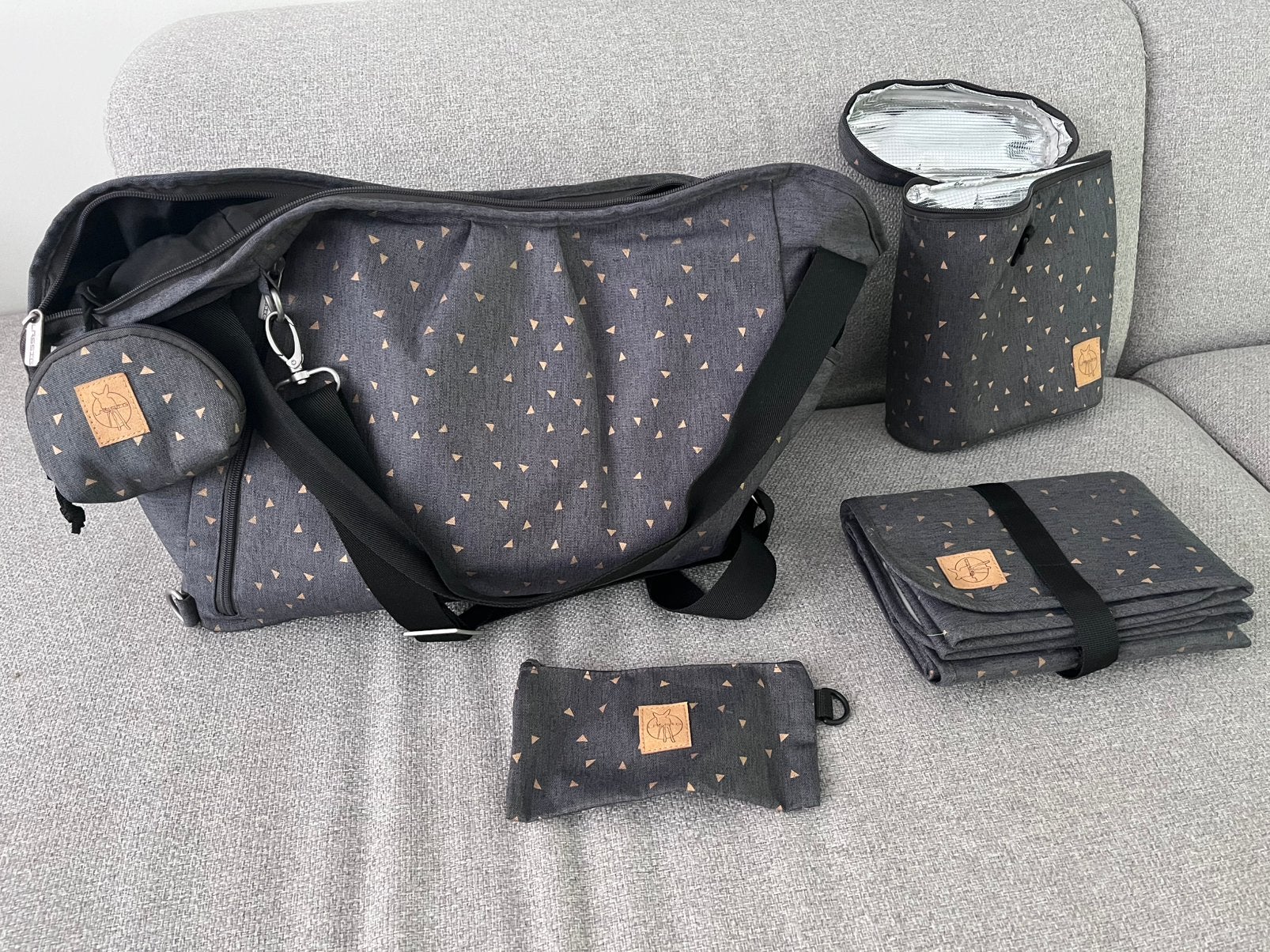 Verzorginstas Lassig twin, Enfants & Bébés, Sac à langer bébé, Enlèvement, Comme neuf