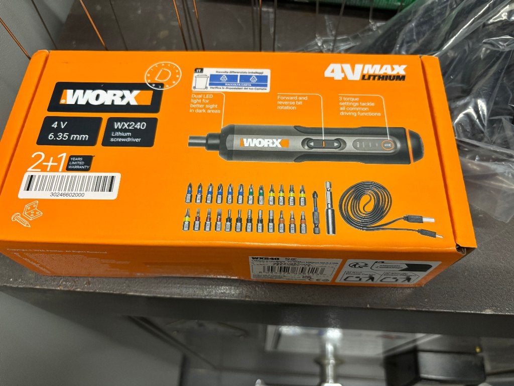 worx elektrische schroevendraaier NEW, Ophalen of Verzenden, Nieuw, Schroevendraaier, Overige merken