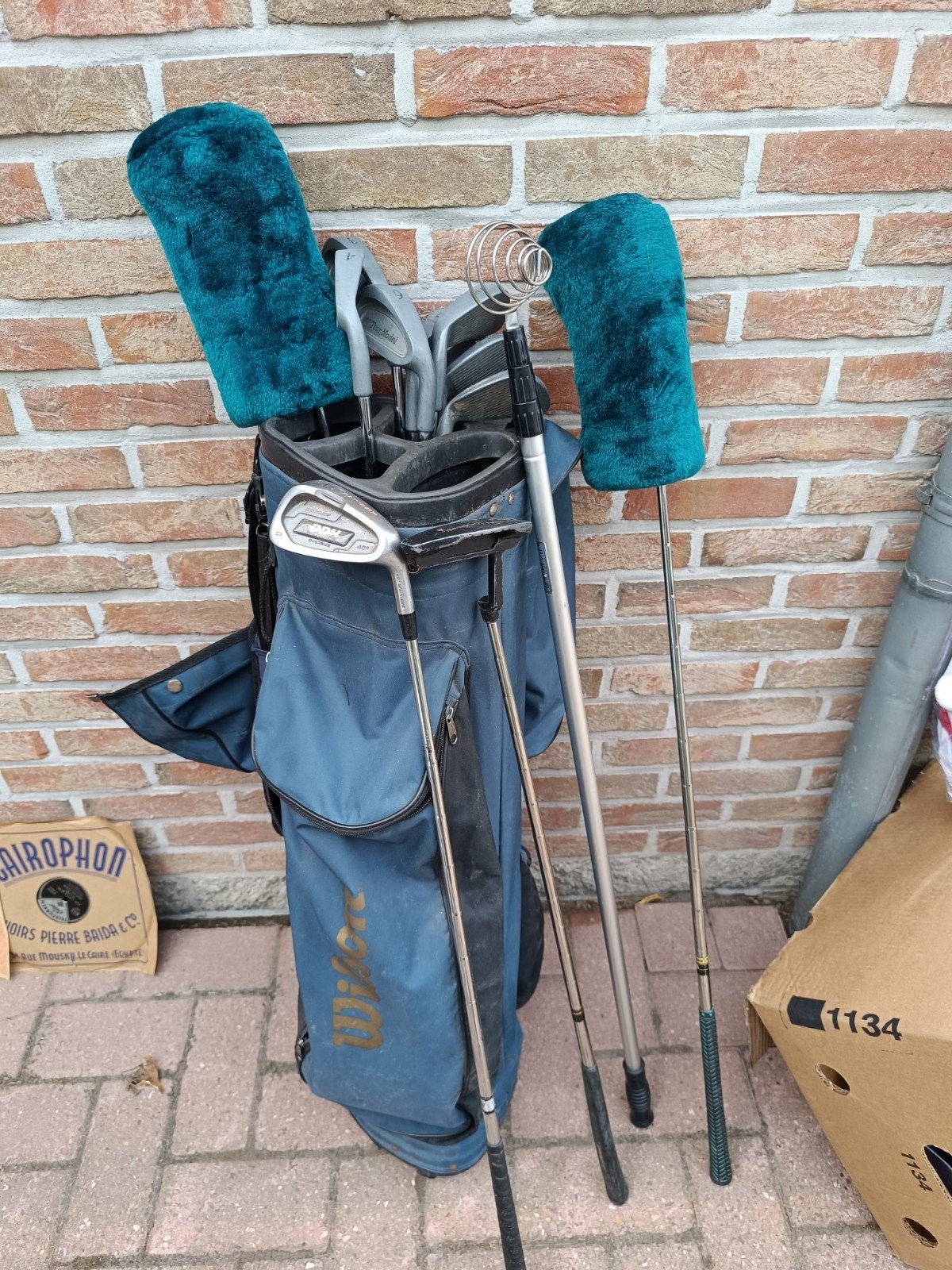 sac de golf complet prix 45€ non négociable, Sports & Fitness, Enlèvement, Utilisé, Sac