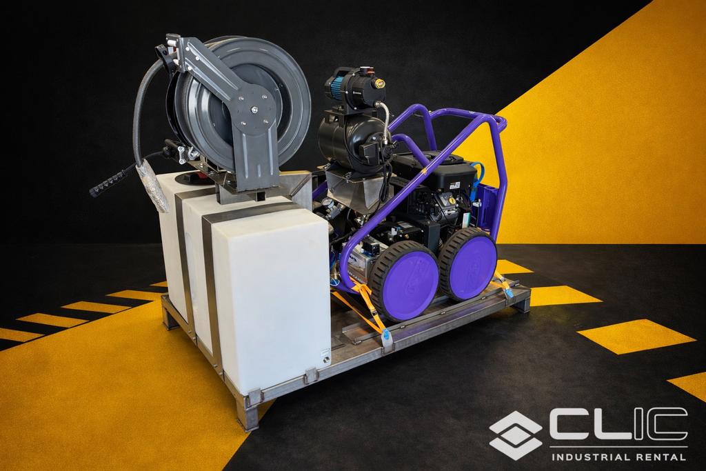 Professionele hogedrukreiniger inbouwset – Falch Wheeljet 11, Jardin & Terrasse, Nettoyeurs haute pression, Enlèvement, Essence