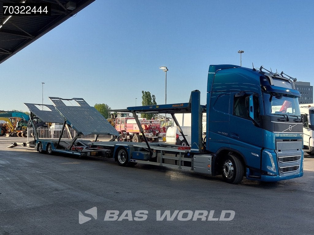 Volvo FH FH 500 4X2 Blyss Modulo 6 Car transporter Winch Ful, Cuir, Achat, Euro 6, Entreprise