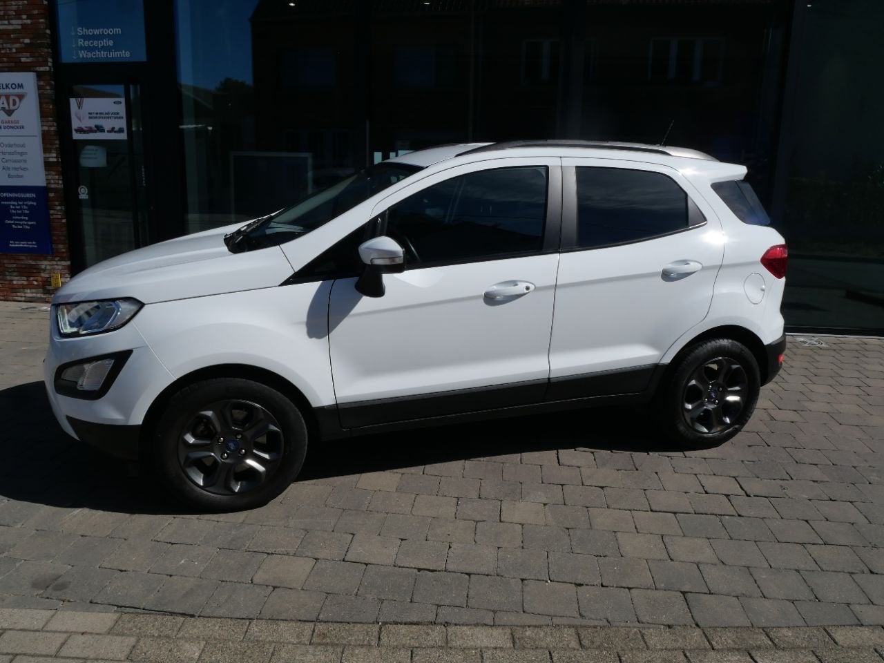 Ford EcoSport (bj 2019, automaat), Auto's, Gebruikt, Euro 6, Ecosport, Wit