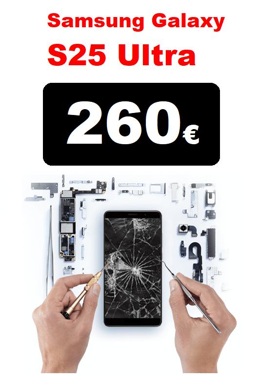 Réparation écran Samsung S25 Ultra à 260€ Garantie 6 mois, Enlèvement, Samsung