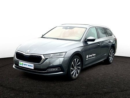 Skoda Octavia Combi PHEV 1.4 TSI iV PHEV 204pk Clever+ pano, Argent ou Gris, Achat, Volant chauffant, 27 g/km