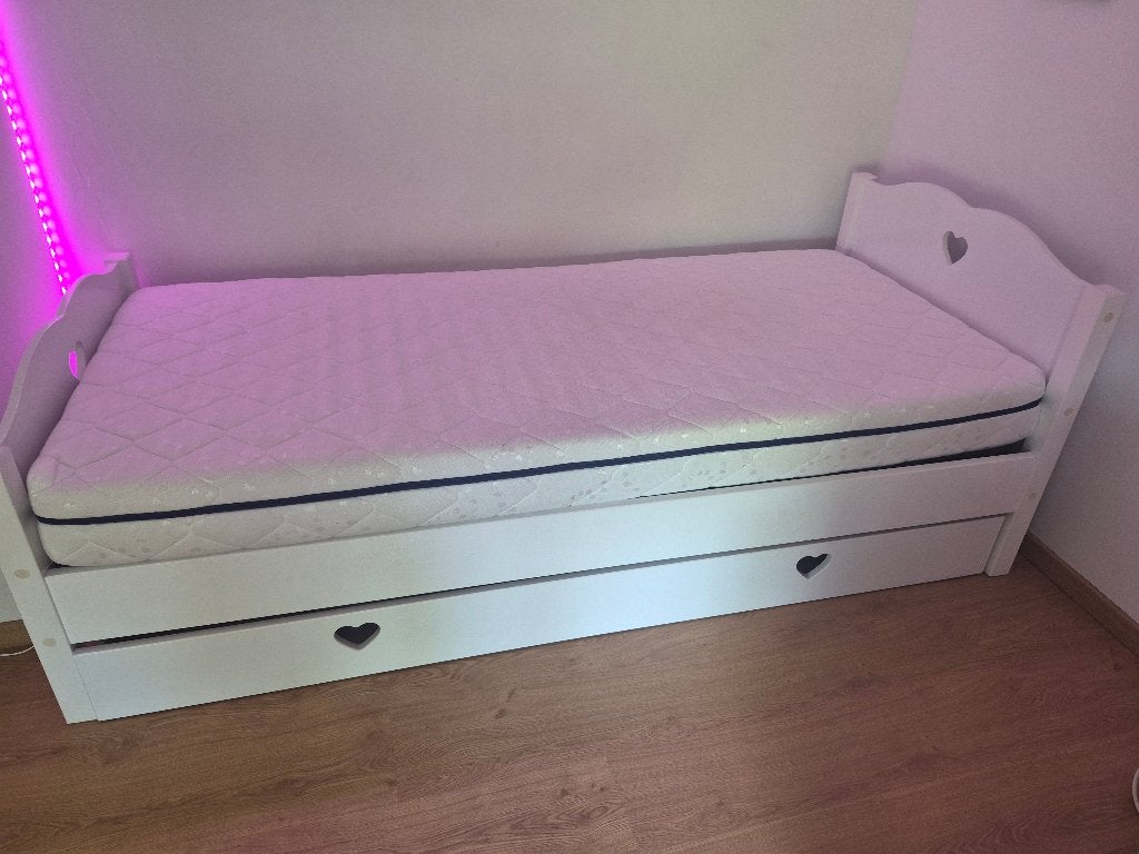 Lit enfant avec rangement 90x200 cm, Enfants & Bébés, Chambre d'enfant | Lits, Matelas, 85 à 100 cm, Enlèvement, 180 cm ou plus