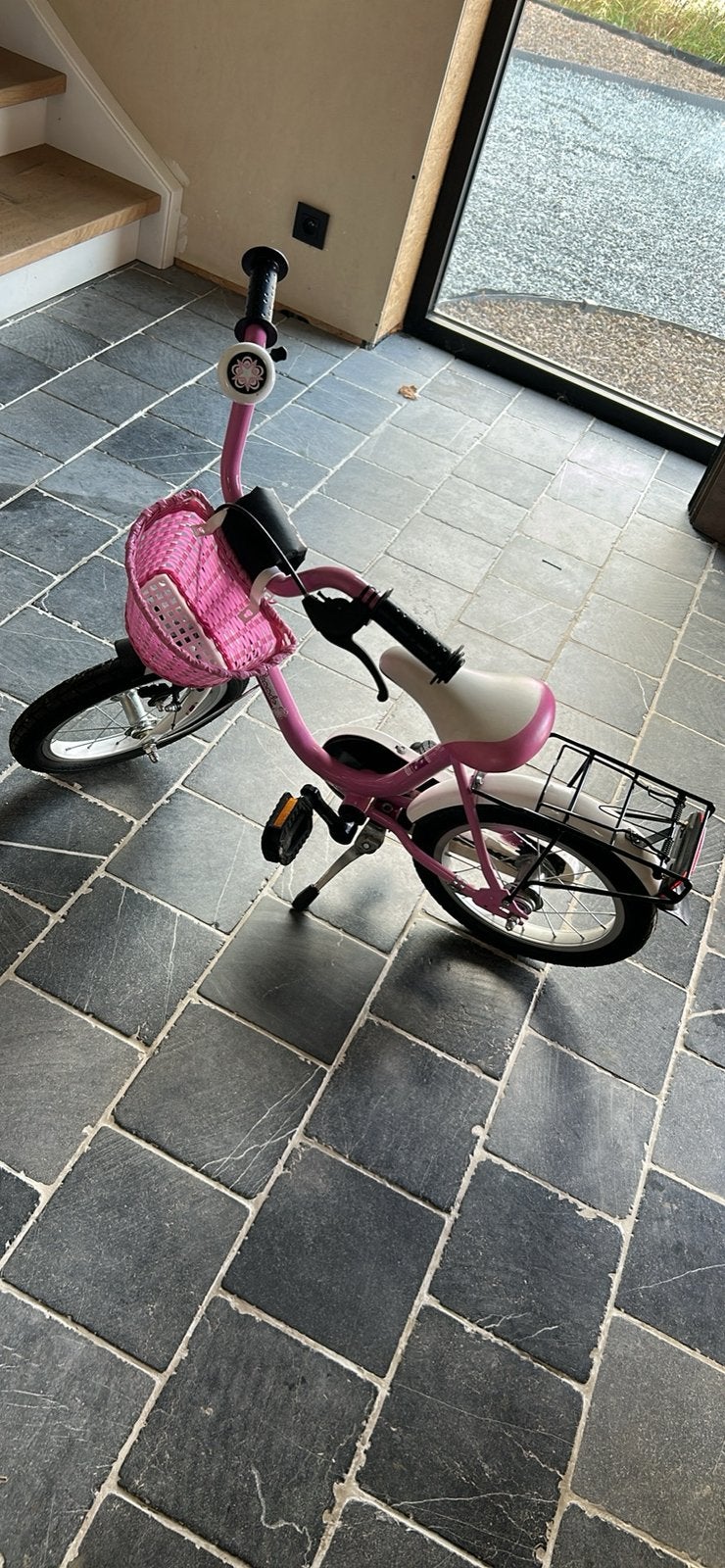 Bachtenkirch “Mijn Bonnie” 12 inch kinderfiets, Ophalen, Zo goed als nieuw, Terugtraprem, Verstelbare zitting