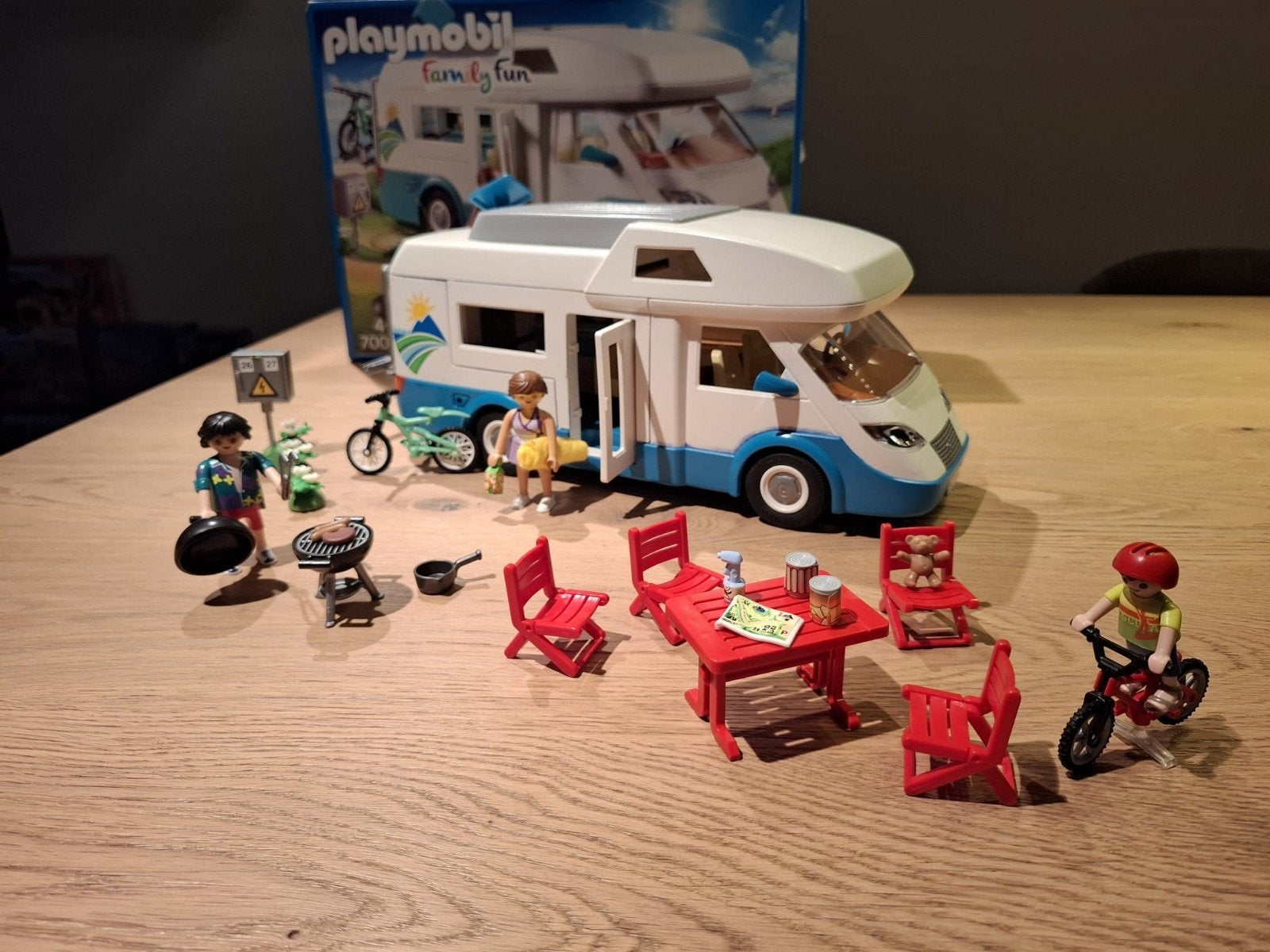 playmobil 70088 - camper, Véhicule, Family fun, Comme neuf, Kit complet