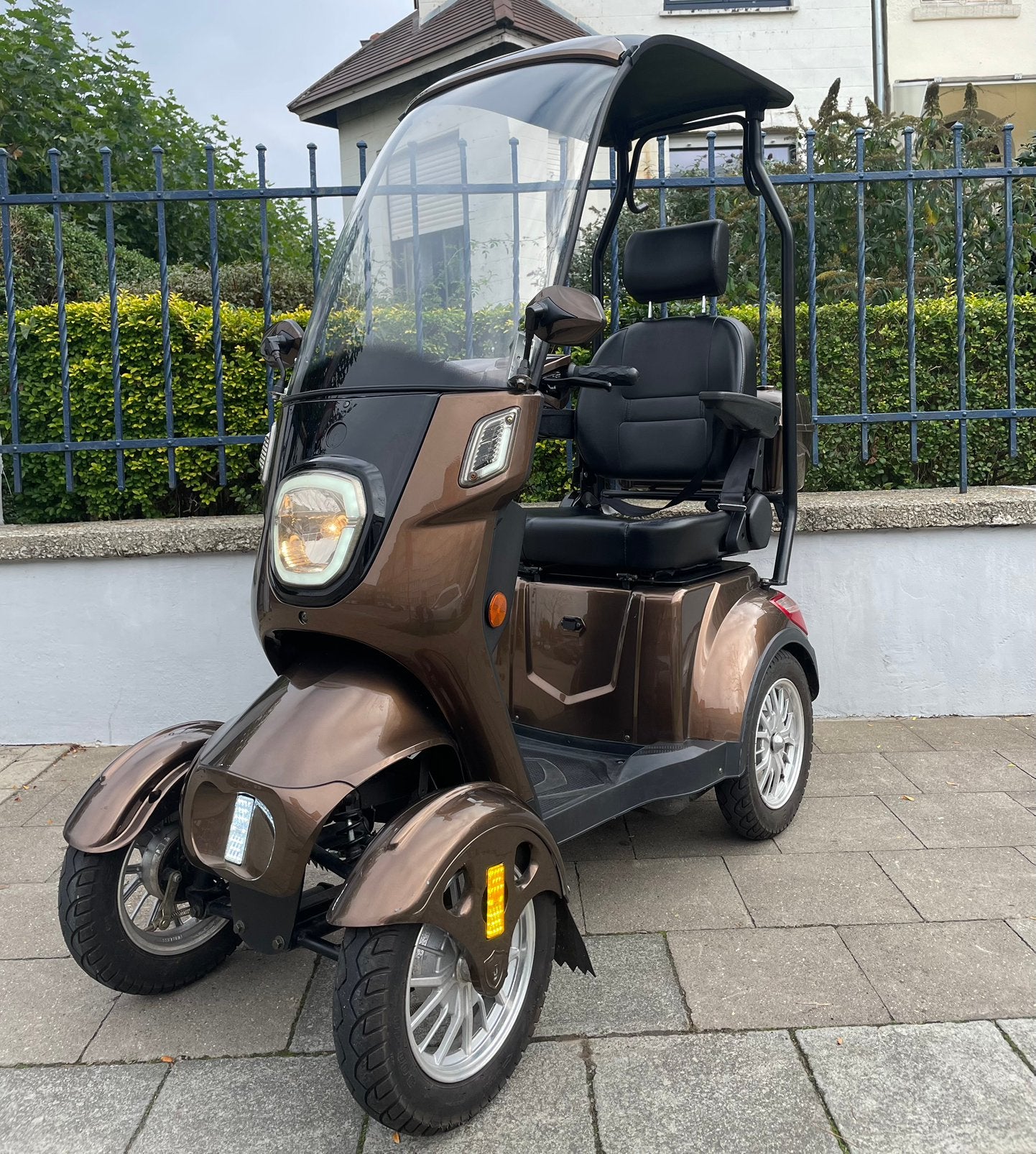 Scootmobiel 25km/h elektrische scooter overdekt, Ophalen of Verzenden, Zo goed als nieuw, Elektrische rolstoel