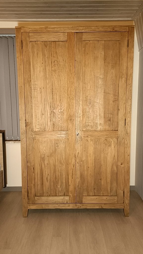 Kleerkast Village driftwood, Huis en Inrichting, Ophalen, 100 tot 150 cm, 200 cm of meer, 50 tot 75 cm