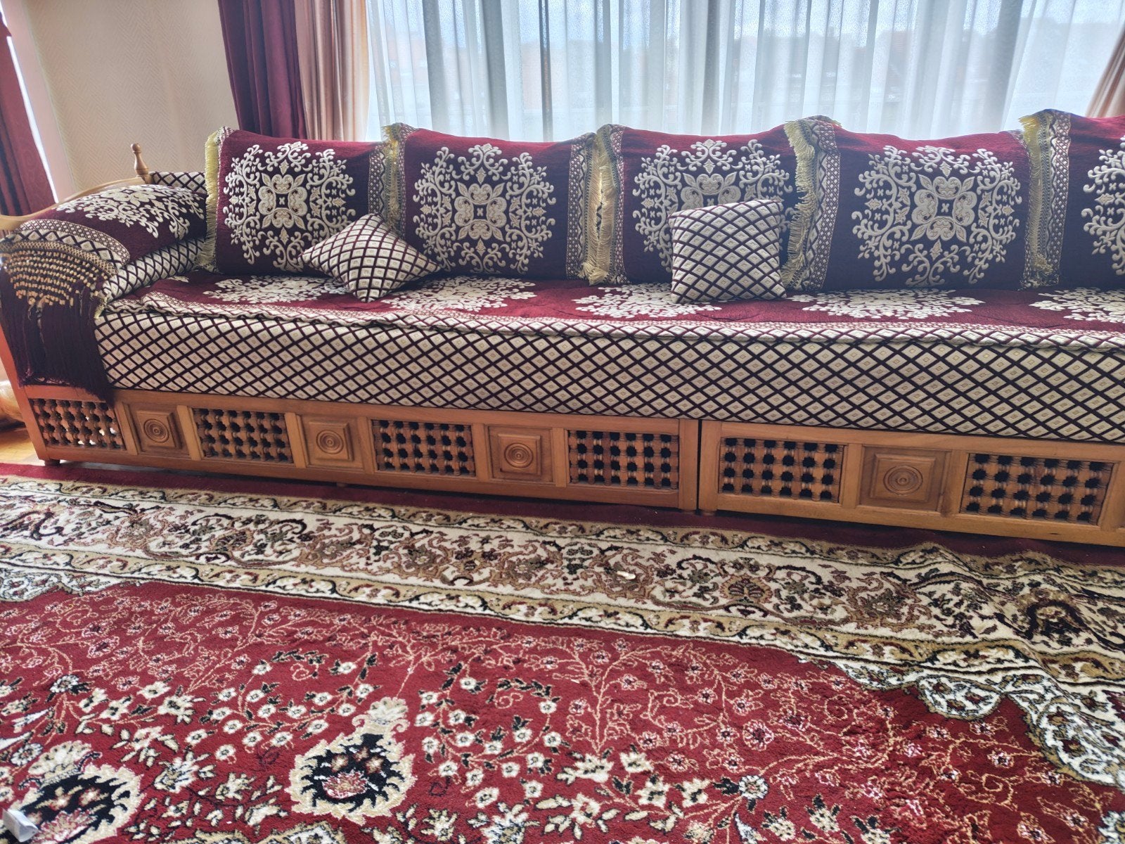 Marokkaanse woonkamer, Huis en Inrichting, Ophalen, Gebruikt, Stof, Marocain
