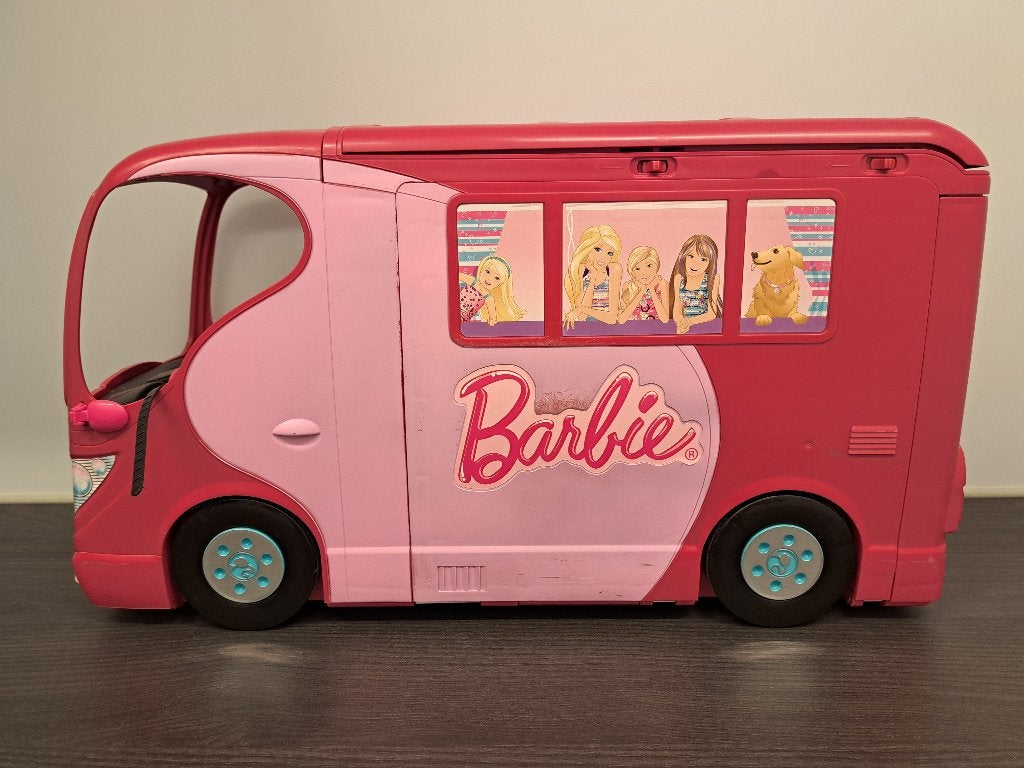 Barbie camper, Ophalen of Verzenden, Zo goed als nieuw, Barbie