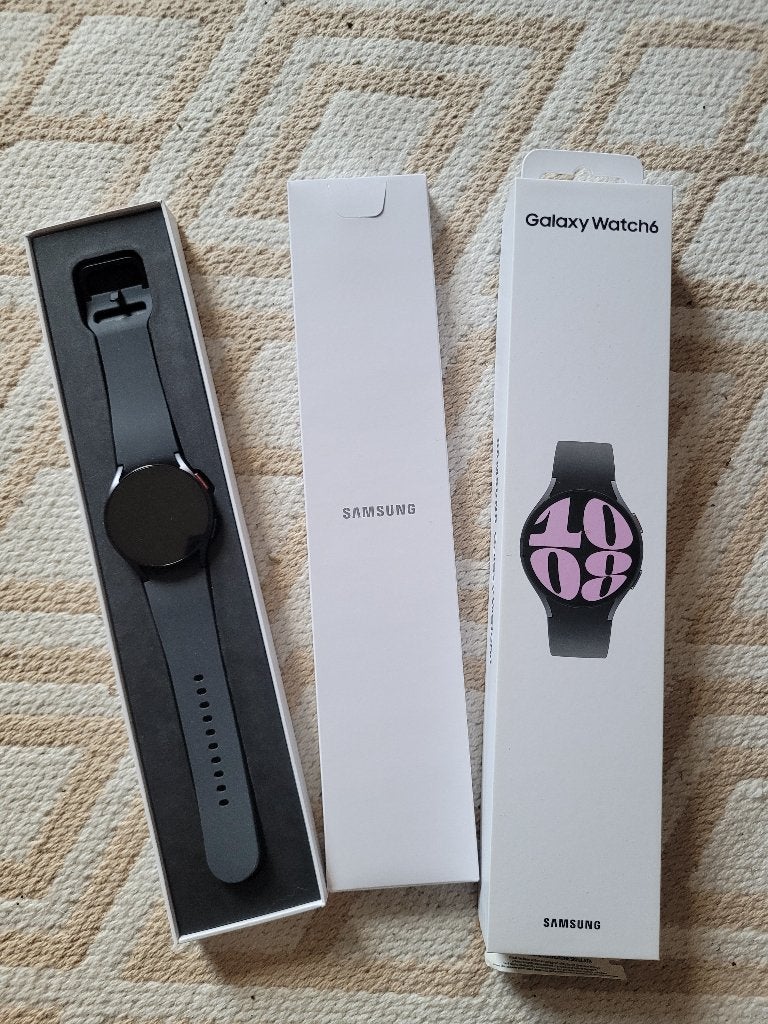 Samsung Galaxy WATCH6, Ophalen of Verzenden, Nieuw, Zwart, Android