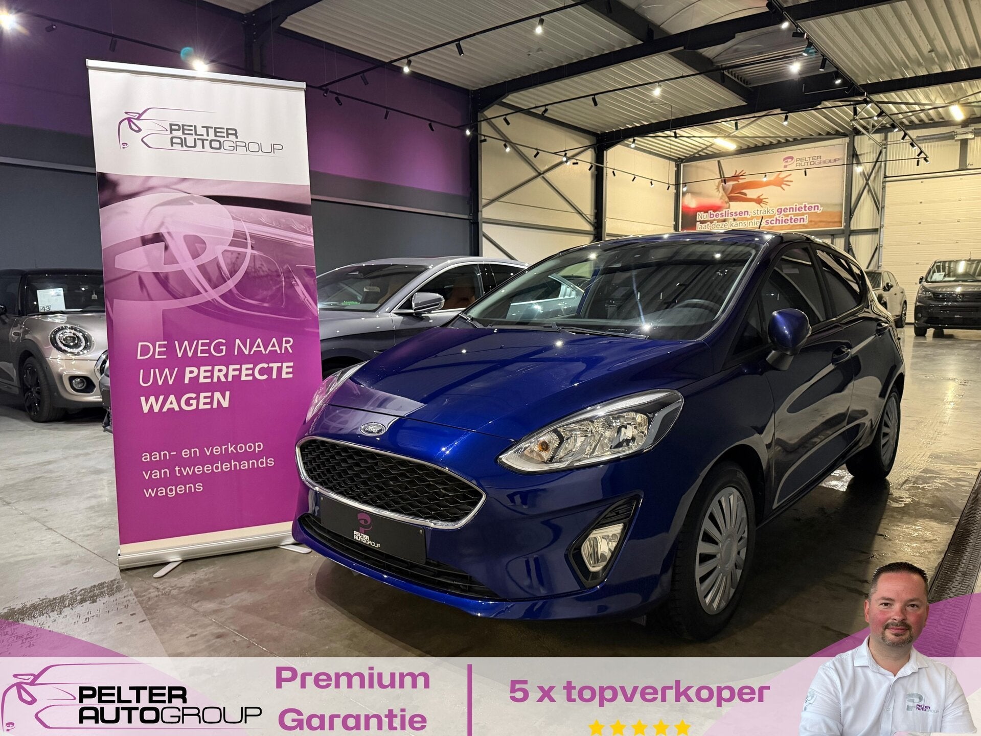 Ford Fiesta 1.1i Trend PDC Lane Assist Zetelverwarming, Auto's, Ford, Bedrijf, Fiësta, ABS, Airbags, Airconditioning, Bluetooth