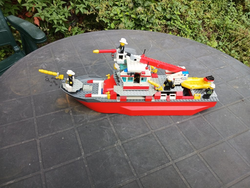 Brandweerboot lego city 7207, Lego, Ophalen of Verzenden, Complete set, City