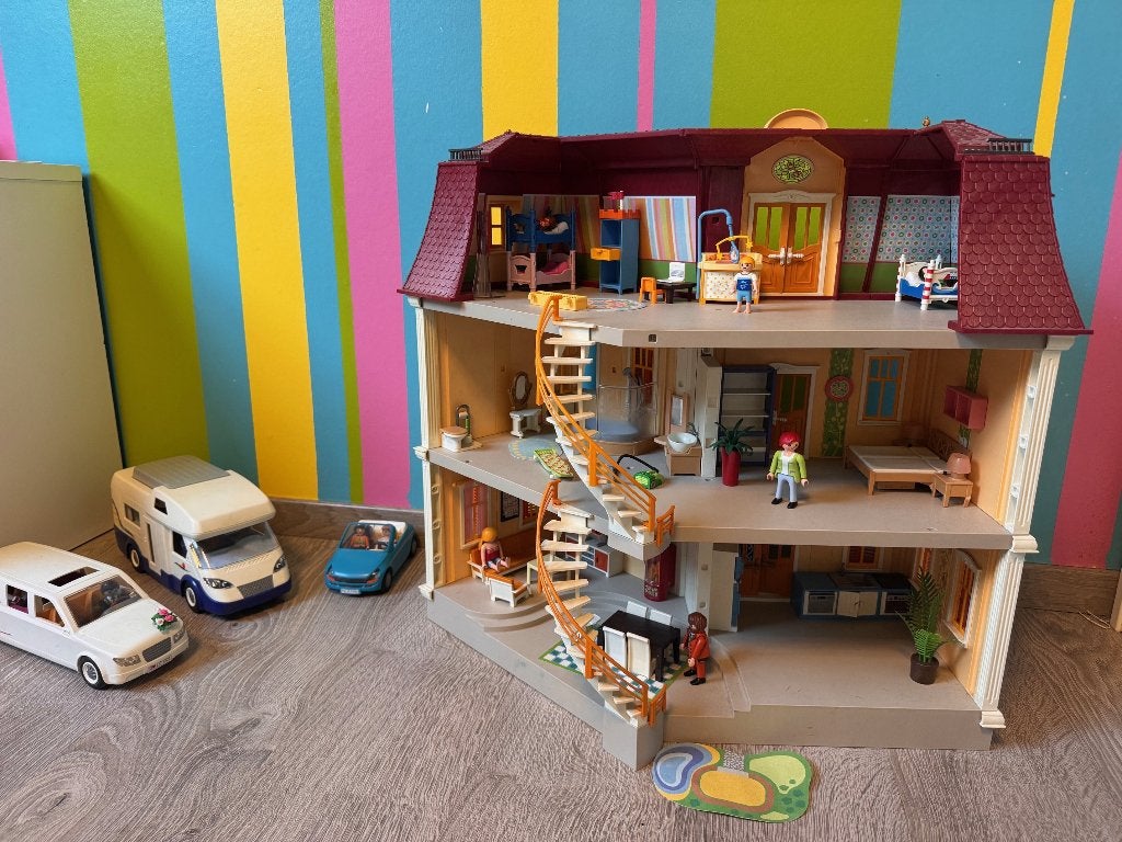 Speelhuis Playmobil en toebehoren, Ophalen, Gebruikt, Los Playmobil
