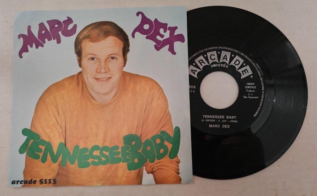 MARC DEX - Tennessee baby (45t), Cd's en Dvd's, Vinyl Singles, Ophalen of Verzenden, Zo goed als nieuw, 7 inch, Nederlandstalig
