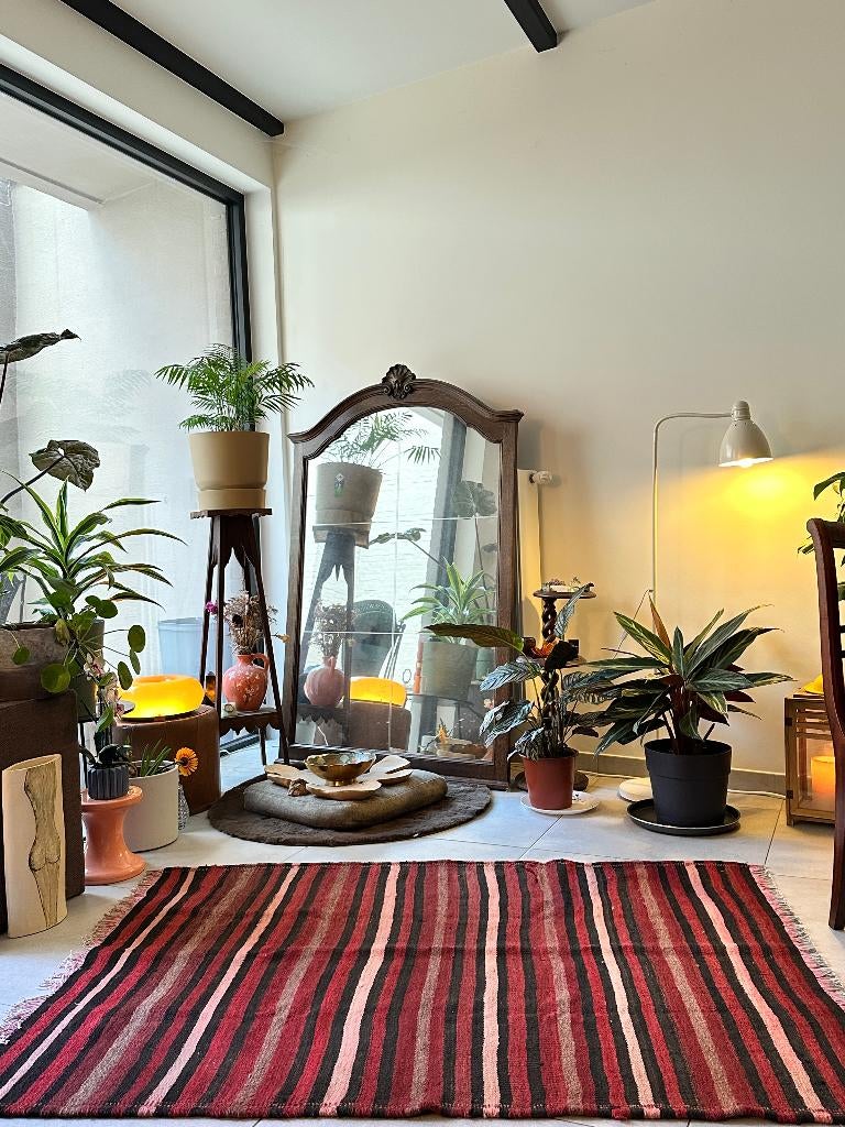 Kamu Kilim (Pair) Mid‑20th, Huis en Inrichting, Stoffering | Tapijten en Vloerkleden, Kamu afkomstig van een niet-bestaande stam