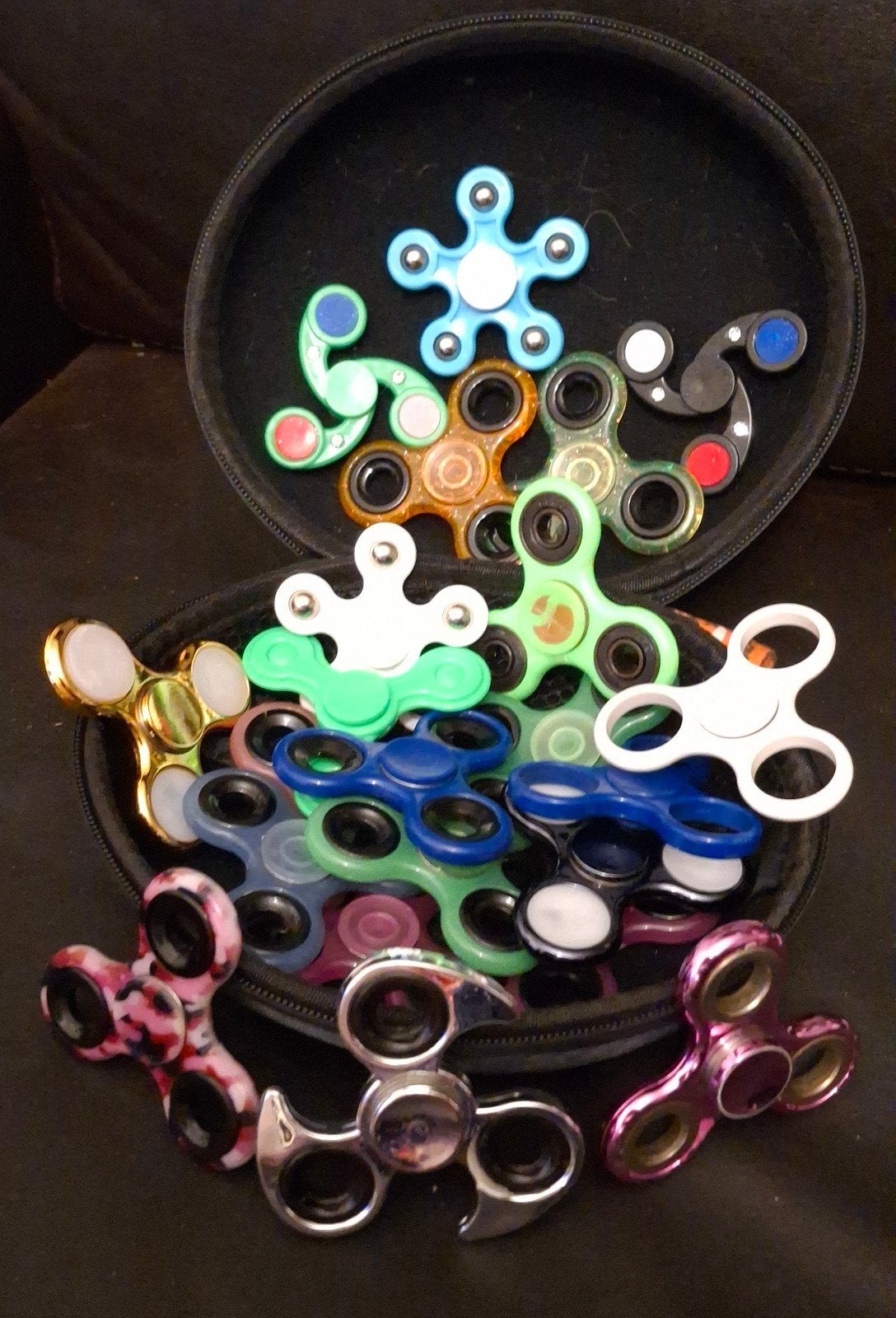 22 Handspinner/antistress, Verzamelen, Ophalen of Verzenden, Gebruikt