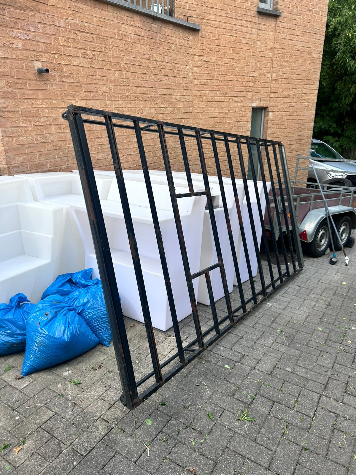 Bagagerek voor bestelwagen op het dak, Auto diversen, Dakkoffers, Ophalen, Zo goed als nieuw