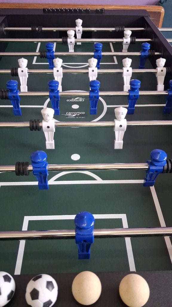 Voetbaltafel Carromco Stadium XT – uitstekende staat, Ophalen, Zo goed als nieuw