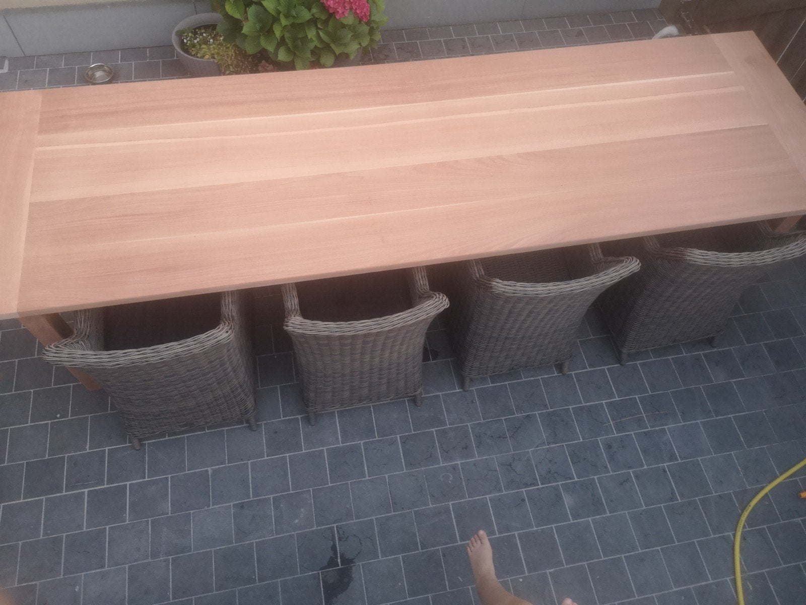tafel voor binnen uit mahonie hout, Ophalen, Nieuw, Hout